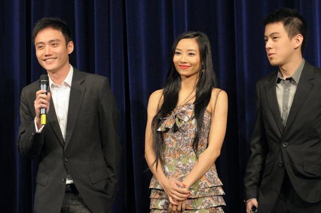 Director, Boo Junfeng with Bobbi Chen and Joshua Tan at the 63rd Cannes Film Festival 