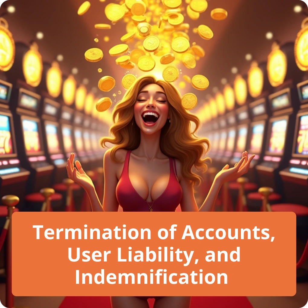 Termination of Accounts, User Liability, and Indemnification – Details Termination of Accounts, User Liability, and Indemnification