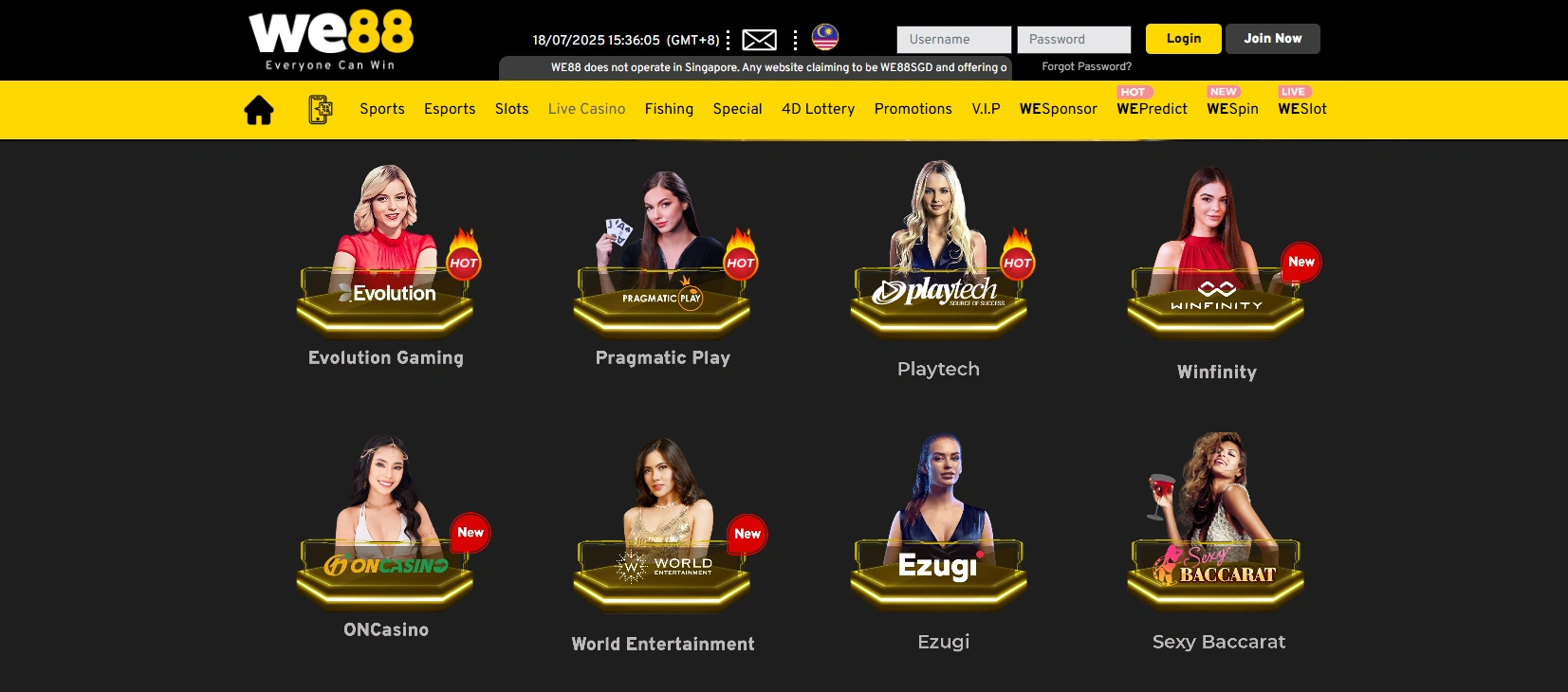 WE888 Casino Online Features and Benefits WE888 Casino Features and Benefits
